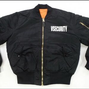 Rare ALPHA INDUSTRIES Playboi Carti King Vamp Tour VSecurity Bomber Jacket SZ M